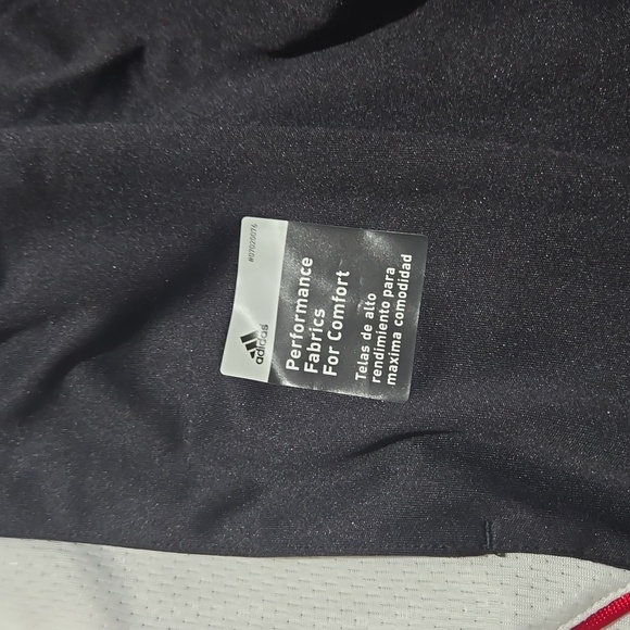 Adidas black and white mens athletic shorts draw string size L NEW - Picture 4 of 8